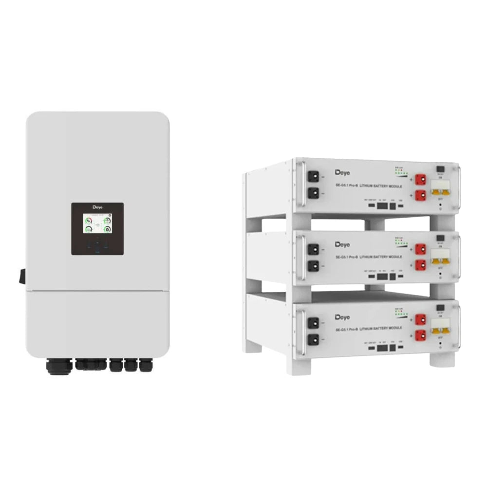 Deye 8kW hibrid inverter (LV) + Deye 15kWh akkumulátor (PRO-B)