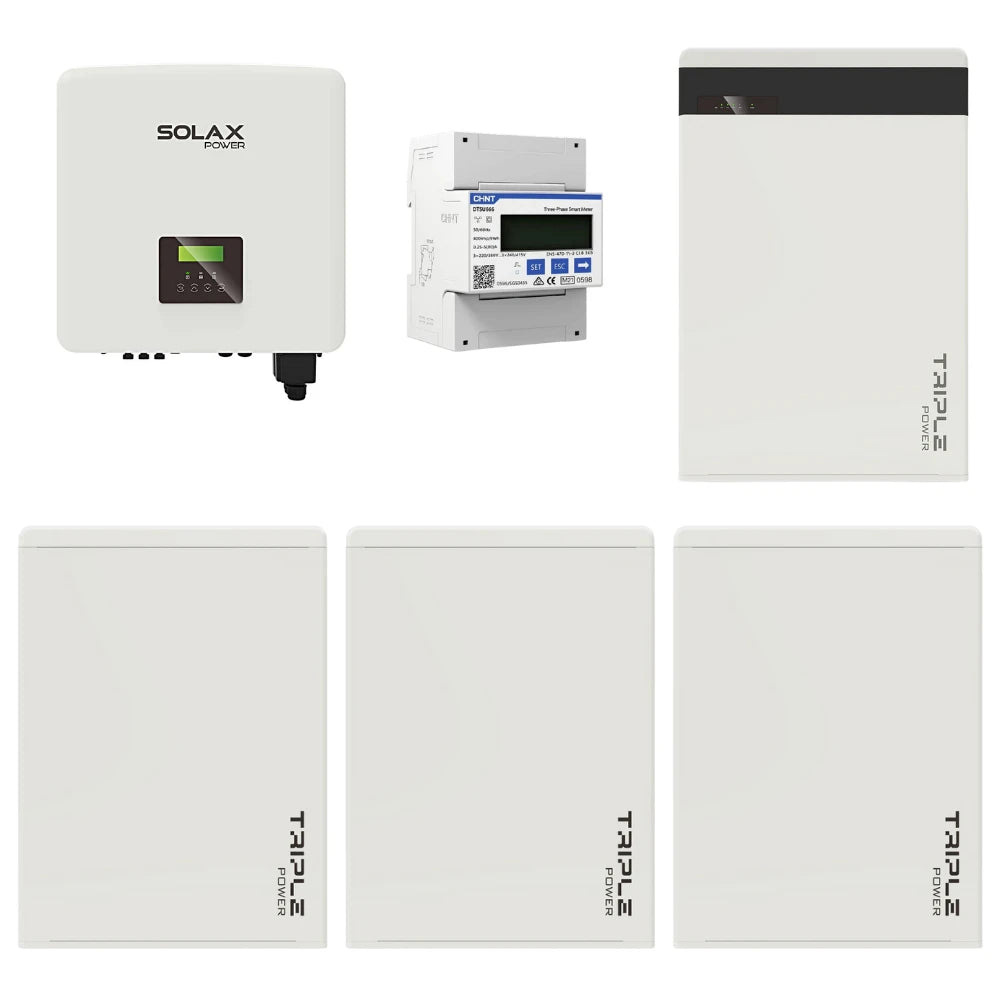 SolaX 10kW hibrid inverter + SolaX 20kWh akkumulátor (T58)