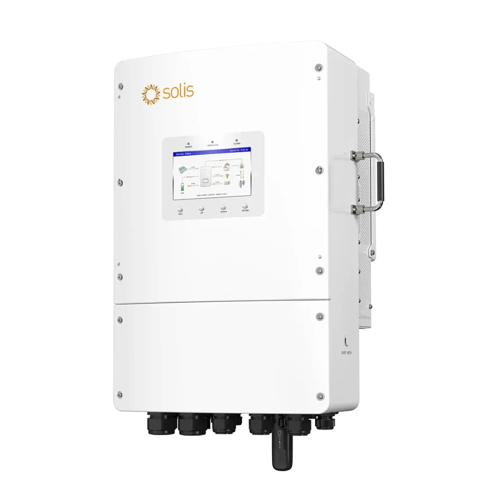 Solis S6-EH3P8K02-NV-YD-L aszimmetrikus hibrid inverter 8kW - 3 fázis, alacsony feszültségű (LV)