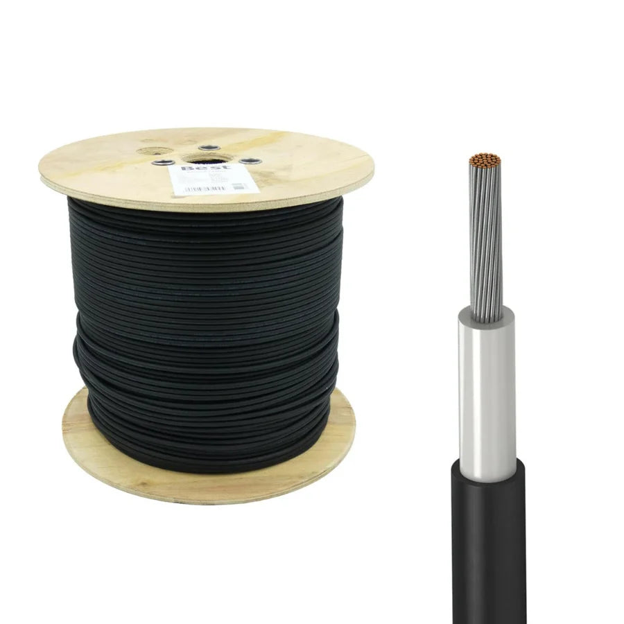 WattKit DC kábel 6mm2 - fekete 500m tekercs